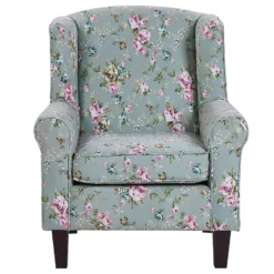 Sillón De Algodón/poliéster Verde/multicolor Con Reposapiés HAMAR -Mimoso Sofa Ventas 6b129e2bf2789701ee95daf97eced2f847c6124e 1a0bd39d635a4ce2be45930cf53bb5ea