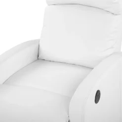 Sillón Reclinable De Piel Sintética Blanco Con LED Y Puerto USB VIRRAT -Mimoso Sofa Ventas 6c79dad1d3e5efac7c9858f3ce9205492d930a83 42db7d74508d4d72b64d4002ea9a43eb