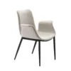 Sillon Comedor Textil Color Blanco Serie Sowa 67cm