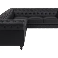 Sofá Esquinero En Piel Sintética Negro Izquierdo CHESTERFIELD -Mimoso Sofa Ventas 71e8f66a8227f8701605971f8146696e40837425 882e70bbdd254c559ca0fc1ea60f204e