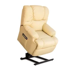 Sillón De Relax Eléctrico Levantapersonas, Crema