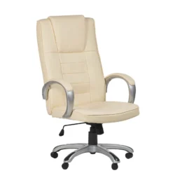 Sillón De Masaje De Piel Sintética Beige/plateado GRANDEUR II -Mimoso Sofa Ventas 76d5b20a4ada188a0d6b639aece2838917d199da bb5479903cbb4a6c846b5595a75c3cbf