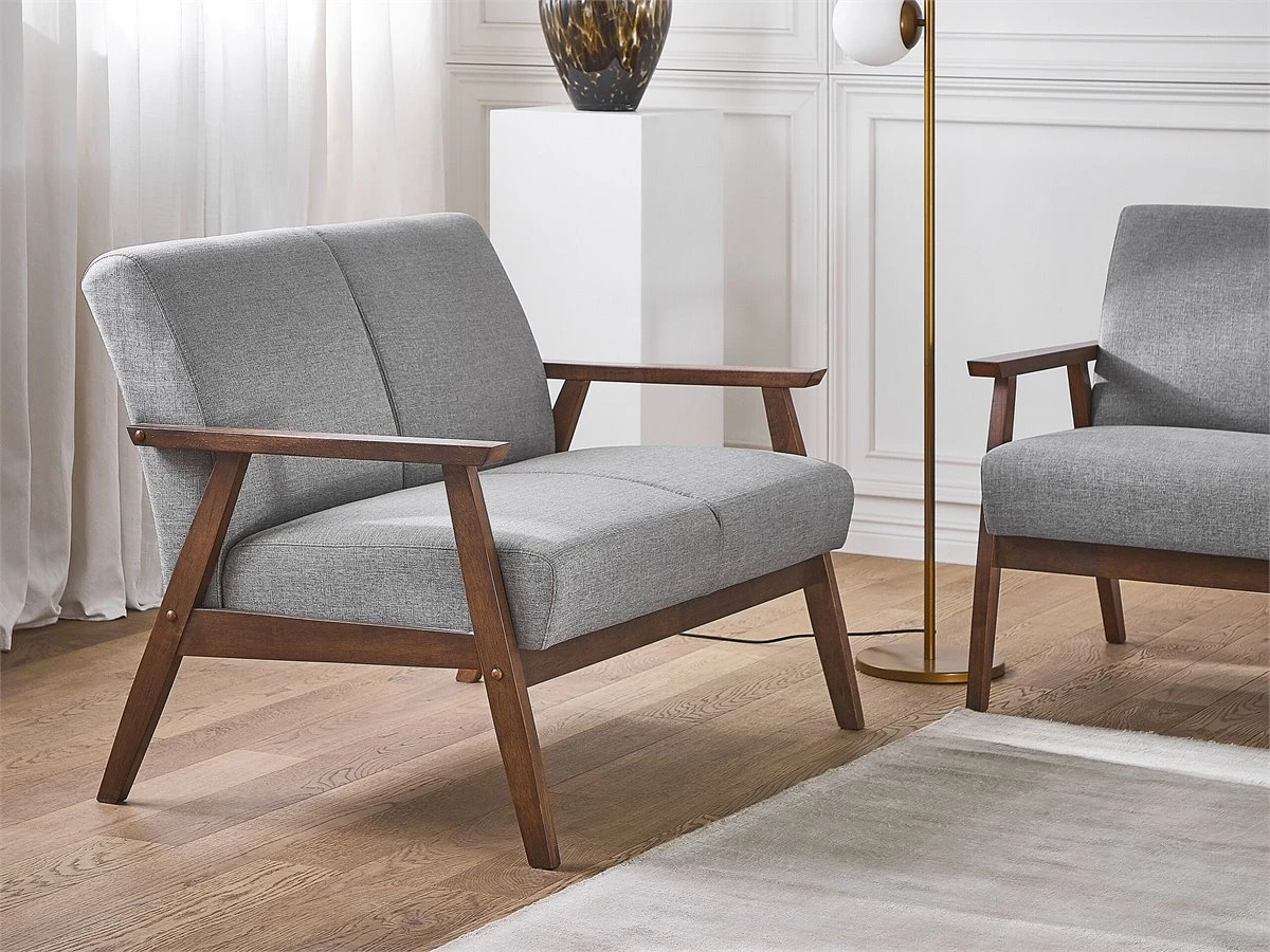 Conjunto De Sofás 6 Plazas Gris ASNES 7 Conjunto De Sofás 6 Plazas Gris ASNES - Imagen 5