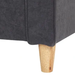 Conjunto De Sala De Estar 5 Plazas De Terciopelo Gris Oscuro/madera Clara RONNEBY -Mimoso Sofa Ventas 78ab1c09173b6e7dc1168021f1956f21e49f7de8 65b079a9b16340f4b1fefd701350cdc4