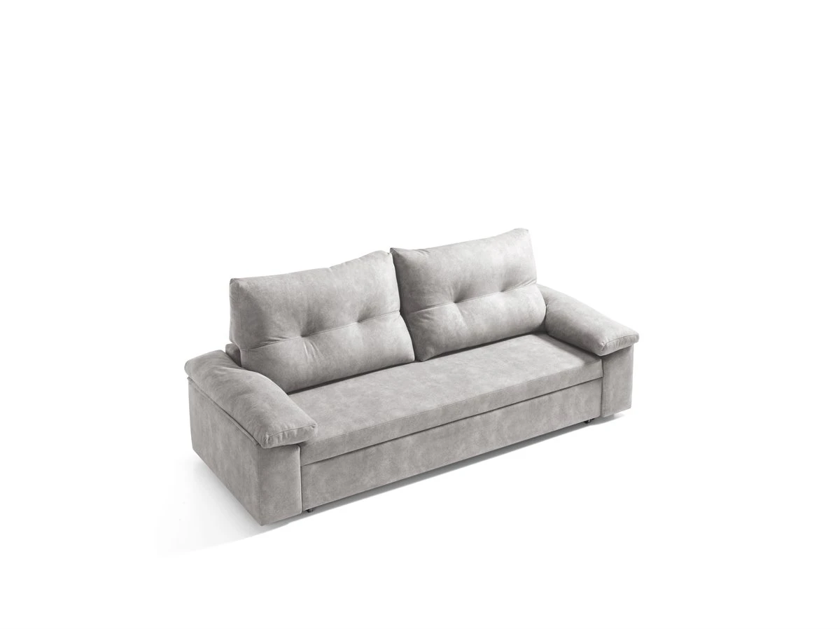 Sofá Cama MIXX Con Almohadas De Respaldos Color Vison 6 Sofá Cama MIXX Con Almohadas De Respaldos Color Vison - Imagen 4