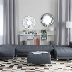 Sofá Cama En Forma De U Tapizado Gris Oscuro ABERDEEN -Mimoso Sofa Ventas 7b0f0df0b30d3e976057e7cf6176876ad136984a 62458848c2634f0a830f81422e827bec