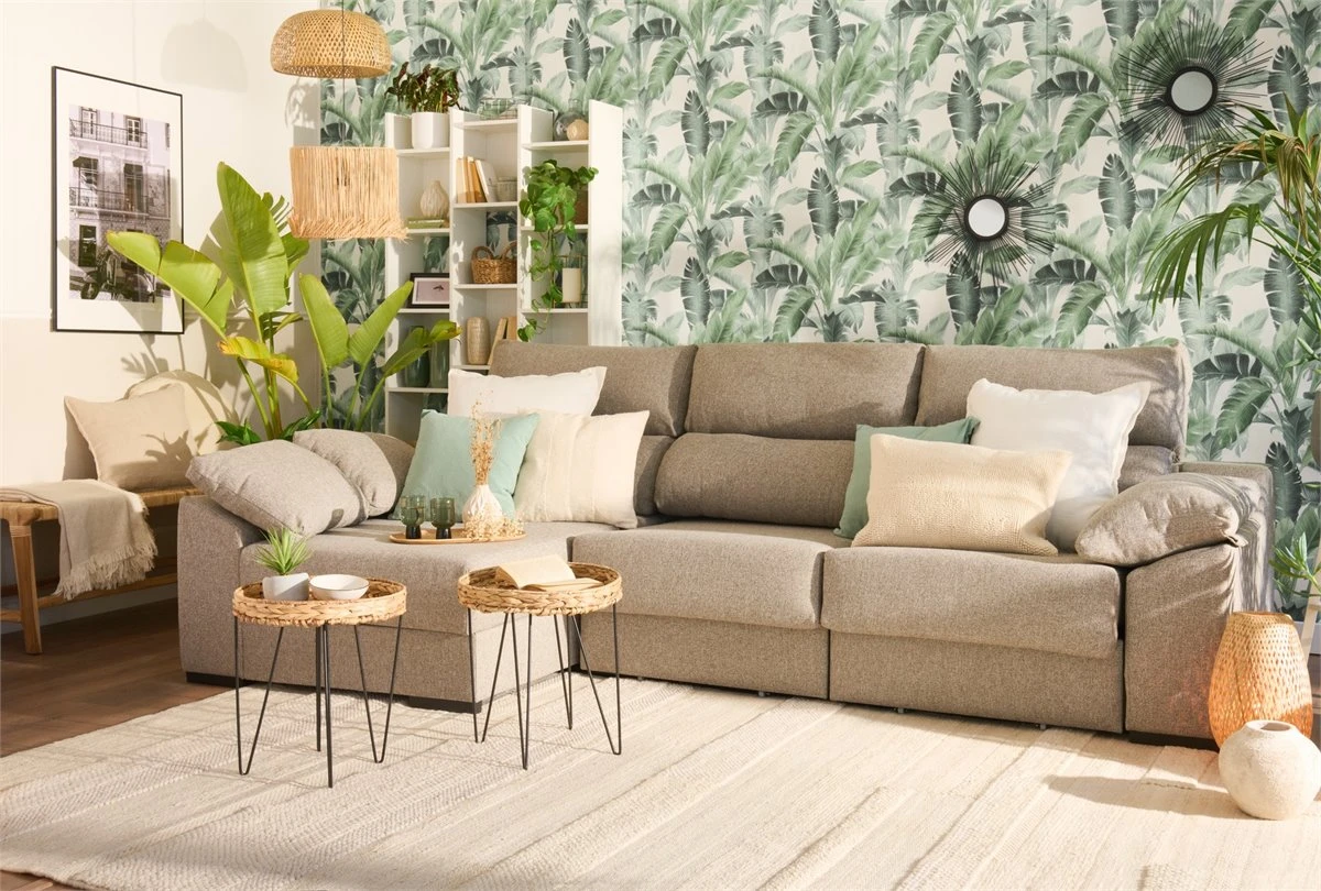 Chaise Longue KLEE Izquierdo Color Visón 4 Chaise Longue KLEE Izquierdo Color Visón - Imagen 2