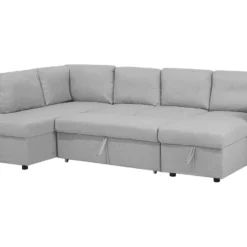 Sofá Cama Esquinero Tapizado Gris Claro KARRABO -Mimoso Sofa Ventas 8125cd39f4af057d417ccfb7fc01a3f6af9956e7 edf5c75cb6824b45a685ac156fbb2535