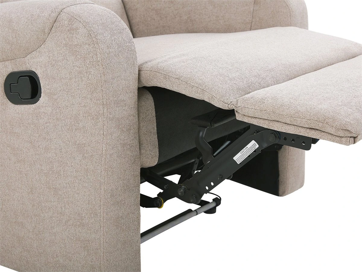 Sillón Reclinable Con LED Y Puerto USB Beige SOMERO 11 Sillón Reclinable Con LED Y Puerto USB Beige SOMERO - Imagen 9