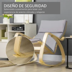 HOMCOM Silla Mecedora Tapizada En Tela Sillón Balancín Relax Con Cojín Desenfundable Reposabrazos Y Pies De Madera De Abedul Para Salón Dormitorio 67x97x84 Cm Gris 15 HOMCOM Silla Mecedora Tapizada En Tela Sillón Balancín Relax Con Cojín Desenfundable Reposabrazos Y Pies De Madera De Abedul Para Salón Dormitorio 67x97x84 Cm Gris -Mimoso Sofa Ventas 84363b0a6b1c993d89f62005ed903ca4ceb44f64 102c8a7e6af94d5bb9ba16aea247bfab