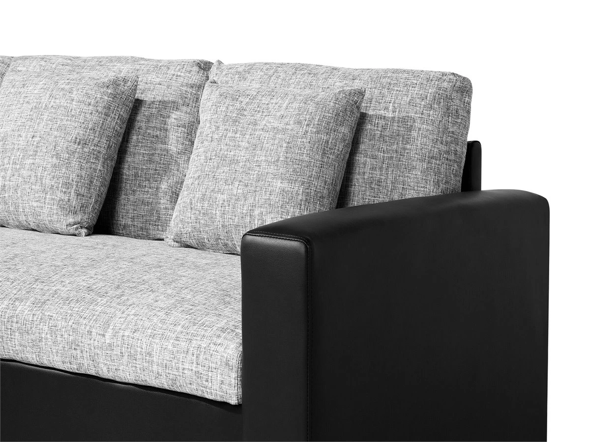 Sofá Cama Esquinero De Poliéster Gris Oscuro/beige Derecho TAMPERE 12 Sofá Cama Esquinero De Poliéster Gris Oscuro/beige Derecho TAMPERE - Imagen 10