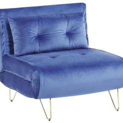 Sofá Cama De Terciopelo Azul Marino/dorado VESTFOLD -Mimoso Sofa Ventas 87b6d534fc8b6088da5d05223954862ed3bace95 39fa848f686541bf8c339e1fdbd26bb6