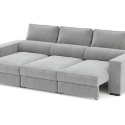 Sofá 3 Plazas Convertible En Cama ZECA Gris Claro -Mimoso Sofa Ventas 883dda81e3c6f8e4728f066b85af49098d49278d CESAR SO3 G3810