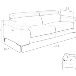 ANGEL CERDA Sofá 3 Plazas Piel Vacuno Mecanismos Relax -Mimoso Sofa Ventas 888a6090ed49c1681aeeb5e64de4d98bdd8fde7c d7f38c908d044f27be13fee9da93d9e6