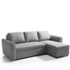 Chaise Longue De 3 Plazas KAYS, Gris Claro