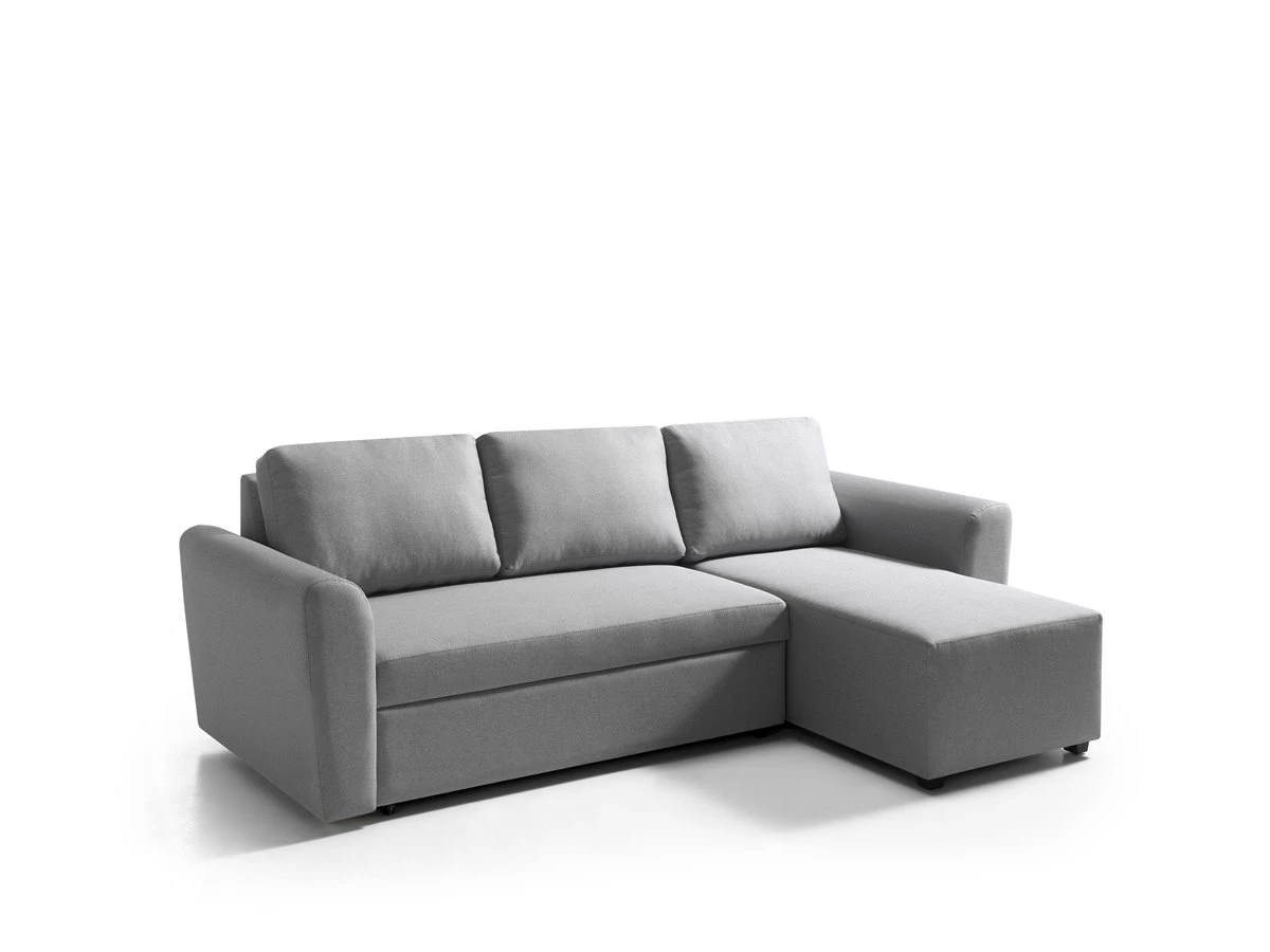 Chaise Longue De 3 Plazas KAYS, Gris Claro 3 Chaise Longue De 3 Plazas KAYS, Gris Claro