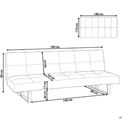 Sofá Cama De Piel Sintética Blanco 189 Cm DERBY 16 Sofá Cama De Piel Sintética Blanco 189 Cm DERBY -Mimoso Sofa Ventas 8cb43a22a6e4eade272f8c39b78807e6fd5d6e09 e09ffdecbbe2495ca96e66475369a5f8