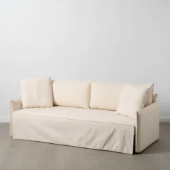 Sofá Cama 200 X 94 X 86 Cm Tejido Sintético Crema -Mimoso Sofa Ventas 900f82ccbeb4a6e893f82cb7d70a341d7097f374 5c3e45ee06064ed5ad7ae8a5d45783cc