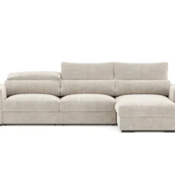 Chaise Longue LANDON Convertible En Cama Beige