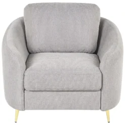 Sillón De Poliéster Gris Claro/dorado TROSA -Mimoso Sofa Ventas 90fad77ce120a13a84e6596bb3ea03ce2ab273f0 6130378da8da4729b1532920c806c00f