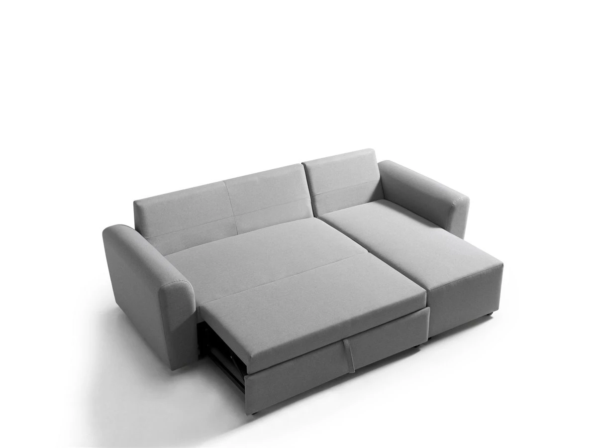Chaise Longue De 3 Plazas KAYS, Gris Claro 7 Chaise Longue De 3 Plazas KAYS, Gris Claro - Imagen 5