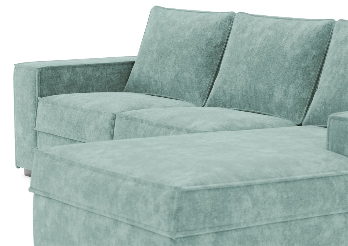 Chaise Longue Convertible En Cama AZZURO Derecha Verde 6 Chaise Longue Convertible En Cama AZZURO Derecha Verde - Imagen 4