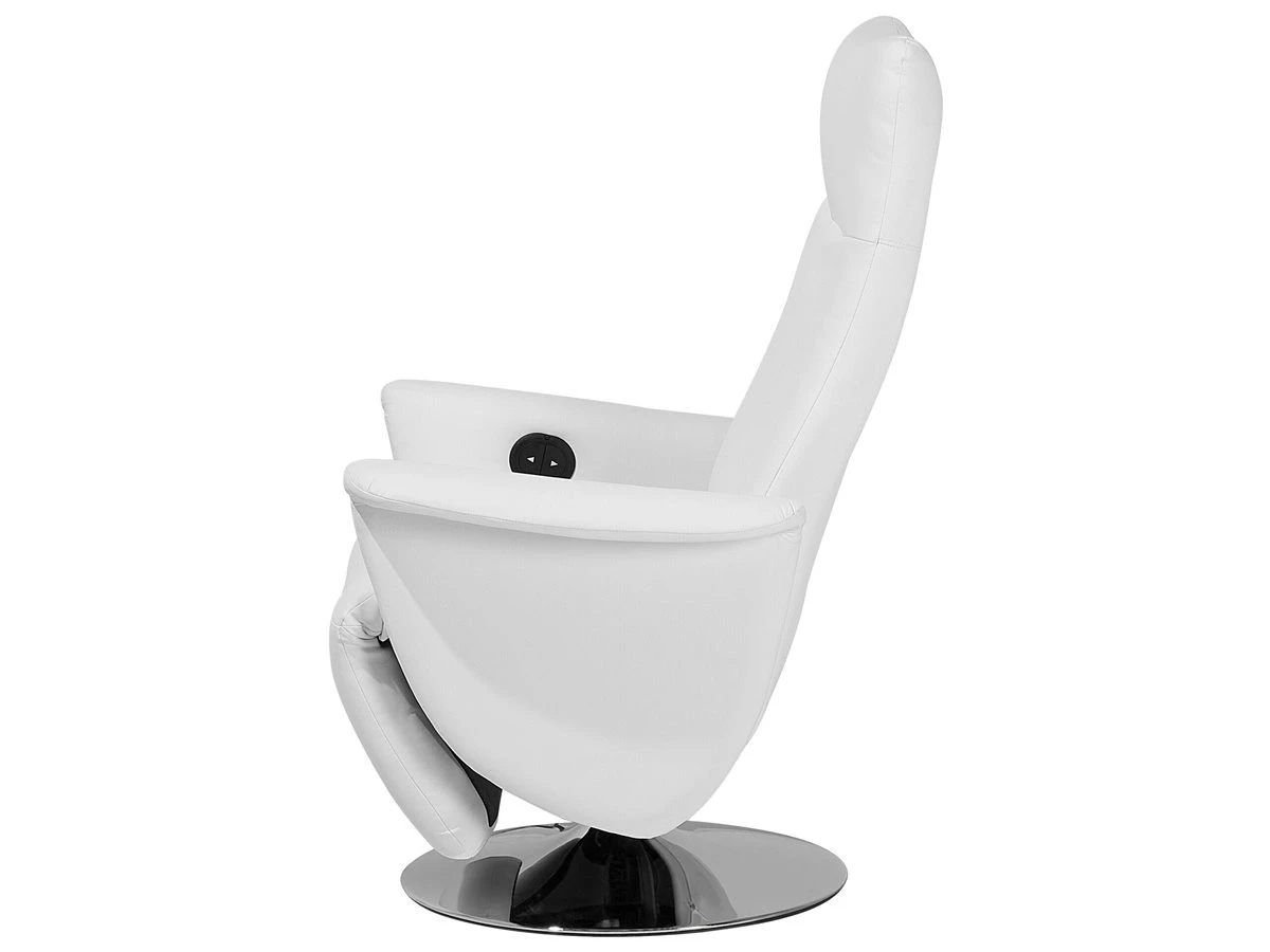 Sillón Reclinable En Piel Sintética Blanco PRIME 10 Sillón Reclinable En Piel Sintética Blanco PRIME - Imagen 8