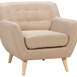 Sillón De Poliéster Beige Arena/madera Clara MOTALA -Mimoso Sofa Ventas 987412d1663c89f601912396cfdd474d99b79059 a0be76b9eeca4b668184568b69e0a2c9