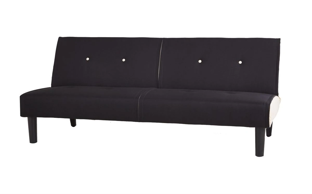Sofá Convertible En Cama RIO Color Negro 4 Sofá Convertible En Cama RIO Color Negro - Imagen 2
