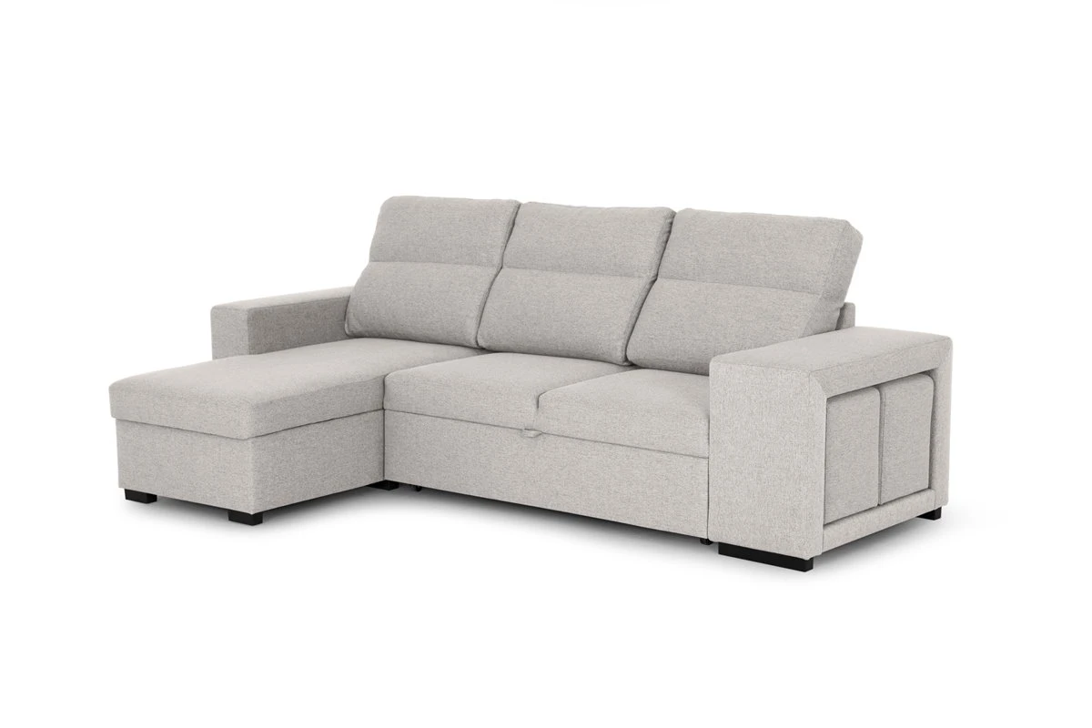 Chaise Longue Beige HARRISON 6 Chaise Longue Beige HARRISON - Imagen 4