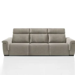 ADRIA Sofá Relax 3 Plazas 3 Asientos Beige