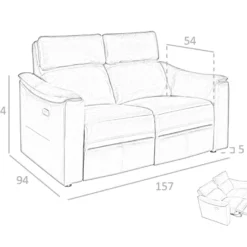 Sofá 2 Plazas Tapizado En Piel De Origen Vacuno Color Marón Cognac Con Mecanismo Eléctricos Relax. Estructura Interna De Madera De Pino Natural. Patas De PVC Color Negro. 19 Sofá 2 Plazas Tapizado En Piel De Origen Vacuno Color Marón Cognac Con Mecanismo Eléctricos Relax. Estructura Interna De Madera De Pino Natural. Patas De PVC Color Negro. -Mimoso Sofa Ventas 9ddeecb686863a338de5c42a518431ab39d5fa6f c8d7677eee2047f994da80cdee542bc3