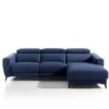 DRAX CHAISE LONGUE RELAX GRIS CLARO IZQUIERDO TELA. MOTORIZADO CABEZAL RECLINABLE -Mimoso Sofa Ventas 9edd4f6a0071c82c26fcd51cd218746a1bc61800 DRAX Chaise Azul A15