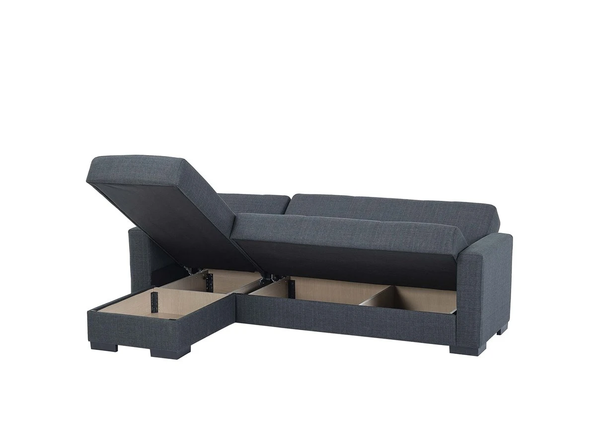 Chaise Longue ANGELO Cama Reversible Color Gris 7 Chaise Longue ANGELO Cama Reversible Color Gris - Imagen 5