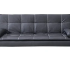 Sofá Cama De Piel SintéticaENJOY Color Negro
