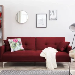 Sofá Cama Rojo LUCAN