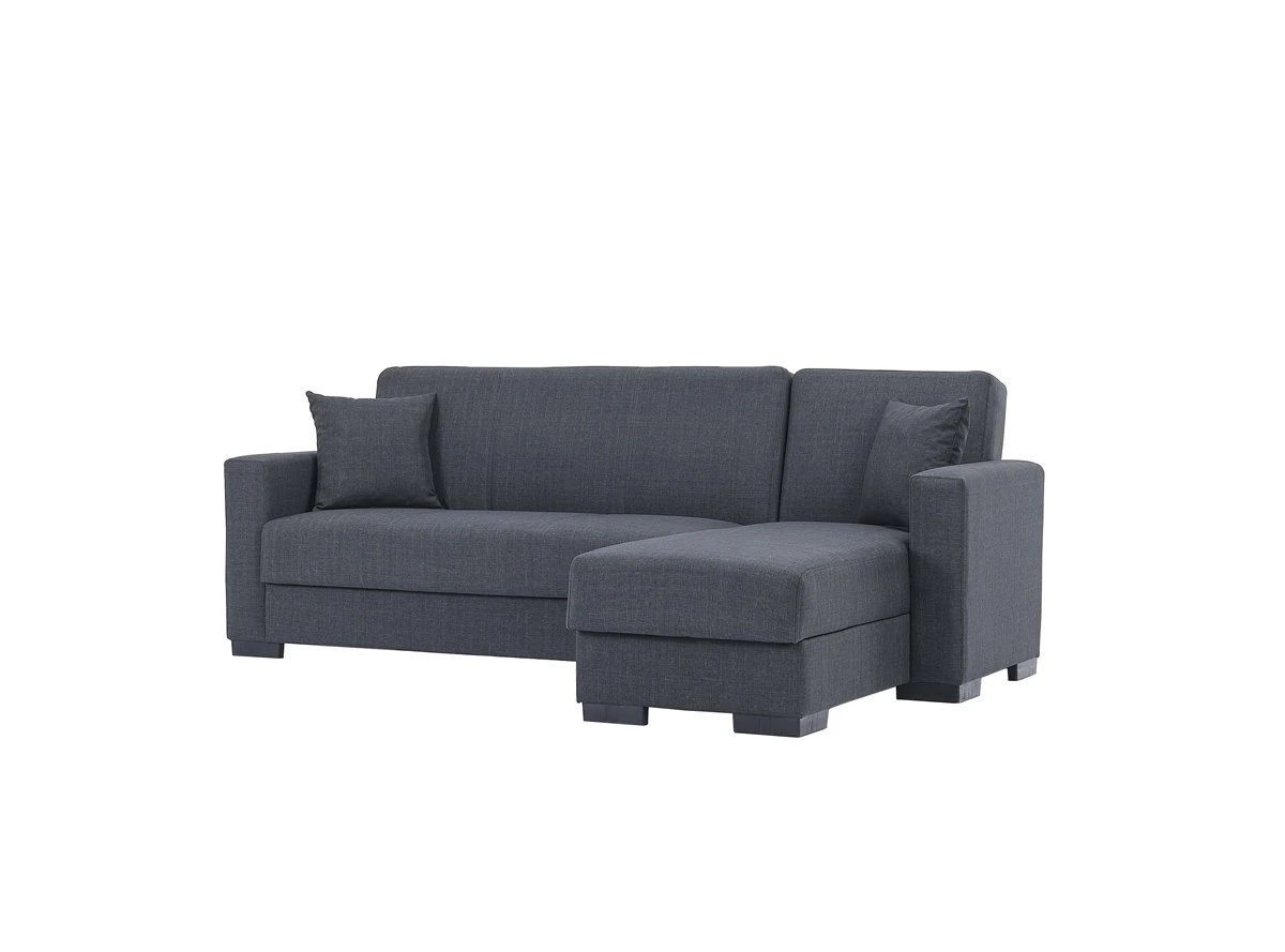 Chaise Longue ANGELO Cama Reversible Color Gris 10 Chaise Longue ANGELO Cama Reversible Color Gris - Imagen 8
