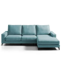 RUBI Chaise Longue Fija Derecha Azul
