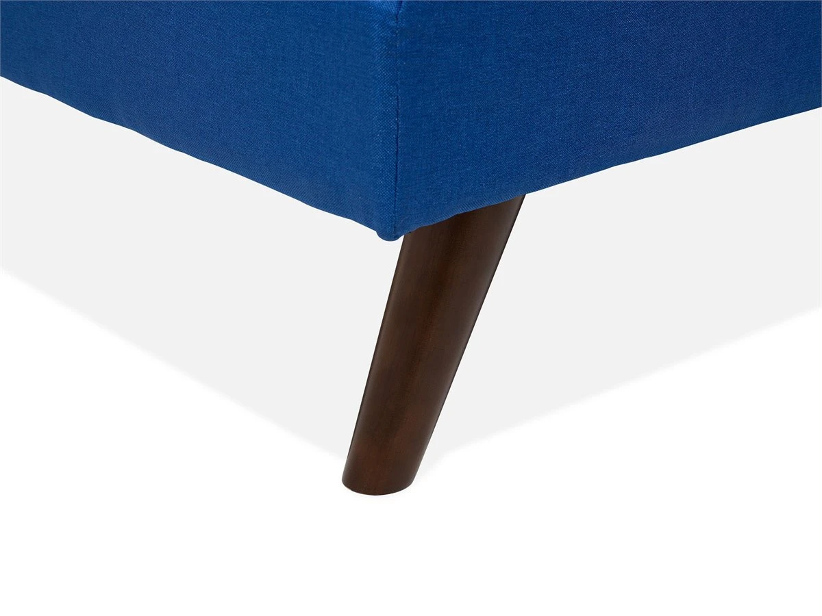 Sofá Cama 3 Plazas Tapizado Azul Marino RONNE 9 Sofá Cama 3 Plazas Tapizado Azul Marino RONNE - Imagen 7