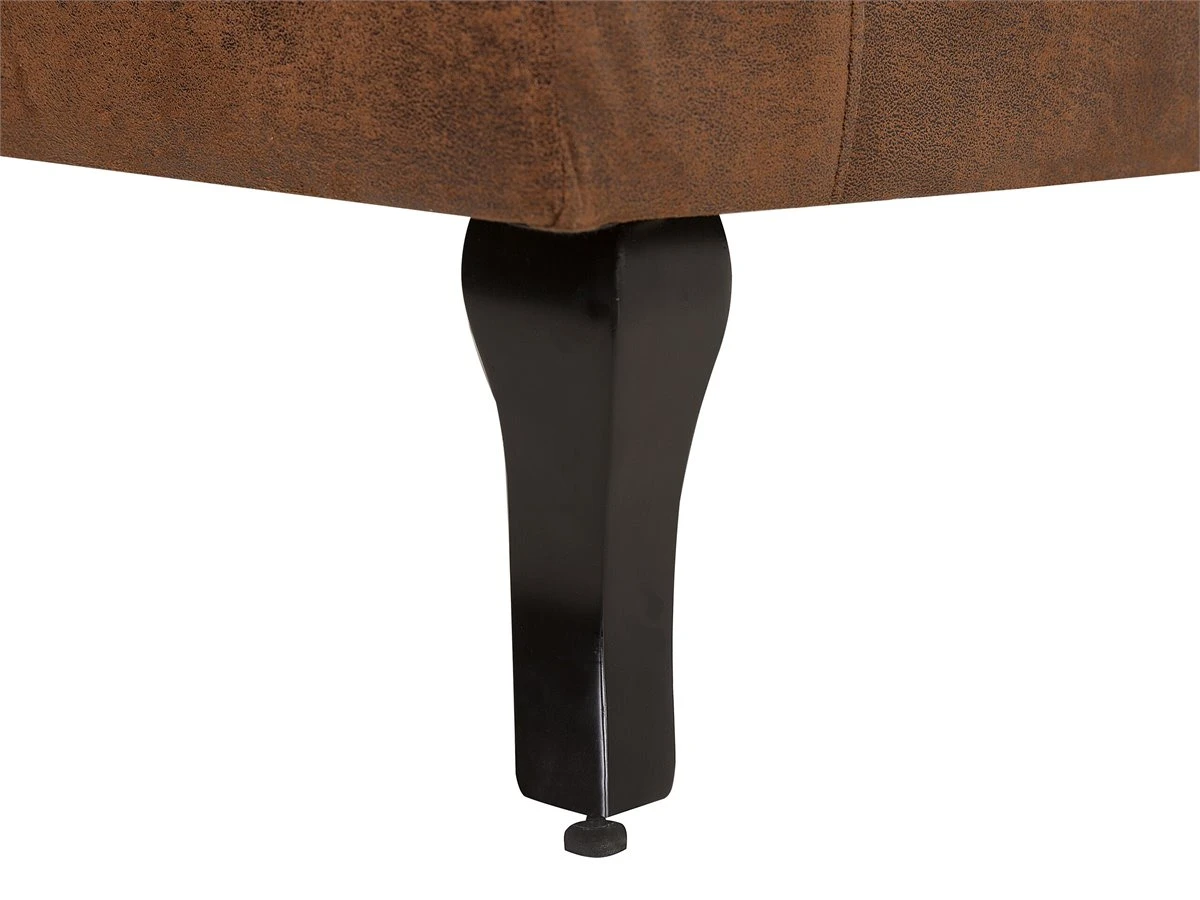 Sillón De Piel Sintética Marrón/madera Oscura ALTA 12 Sillón De Piel Sintética Marrón/madera Oscura ALTA - Imagen 10