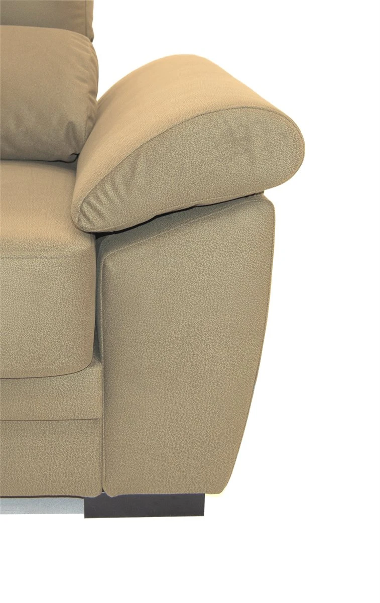 Sofá 3 Plazas De Microfibra ARGOS Color Beige 8 Sofá 3 Plazas De Microfibra ARGOS Color Beige - Imagen 6