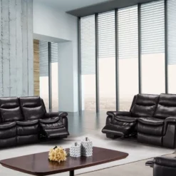 Sofá Relax 3 Plazas De Piel EDWARD Negro -Mimoso Sofa Ventas a8ef80ffe1c2c720abb95f632fb3c77b5d28e04e 387180 3