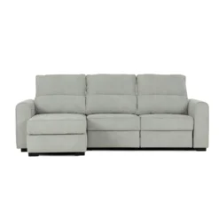 Chaise Longue Con Cama CONNOR Color Gris Claro