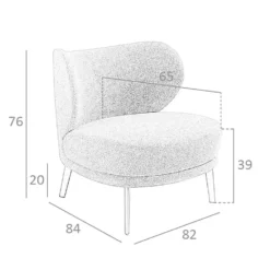 Sillón Tapizado En Tela Con Textura Y Patas De Acero Epoxi Color Marrón. -Mimoso Sofa Ventas b394bd7648c769c40fc81eaa224bb1b0af137b24 49c6f8b2794e4c0fb3215b8a39a2ef6b