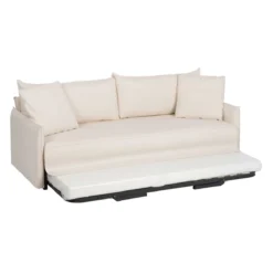 Sofá Cama 200 X 94 X 86 Cm Tejido Sintético Crema -Mimoso Sofa Ventas b3c9876a9b522ade1a87b2792770d996e504f98e 68d24fd0d3ce4e2d977ec4608d2b3bf6