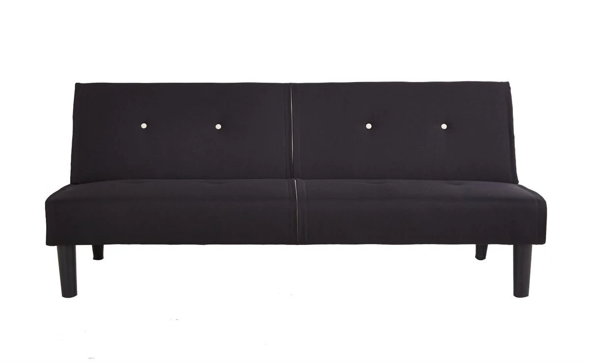 Sofá Convertible En Cama RIO Color Negro 3 Sofá Convertible En Cama RIO Color Negro