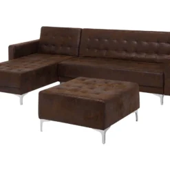 Sofá Cama Esquinero En Piel Sintética Marrón Con Reposapiés Derecho ABERDEEN -Mimoso Sofa Ventas b96b0468dd863a59b364272f79f96449b971d090 6cf83cf09c0c48529b89a1743755a3ba