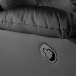 Sofá 3 Plazas Reclinable De Piel Sintética Negra BERGEN -Mimoso Sofa Ventas bb2fb1a129c415639185d479e3aefa8f6b79b21c f5e60a6cd37b49fb943aa9d9cef98c3b