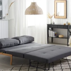 Sofá Cama 2 Plazas Tapizado Gris Oscuro EDLAND -Mimoso Sofa Ventas bd35046206a23f39c6c6ef79c09164af939eb9c1 0e46510e949f4d0486319c7495b737b6