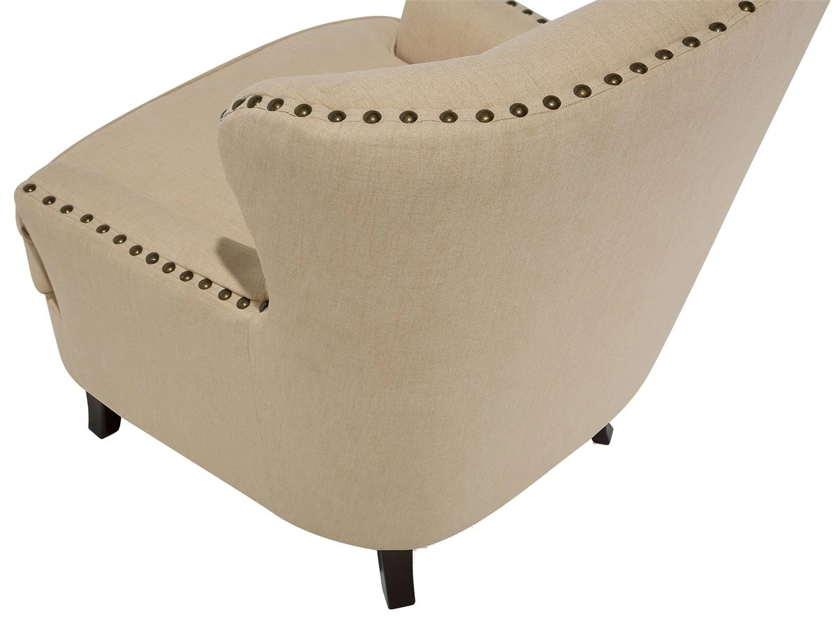 Sillón Tapizado Beige VIBORG II 12 Sillón Tapizado Beige VIBORG II - Imagen 10